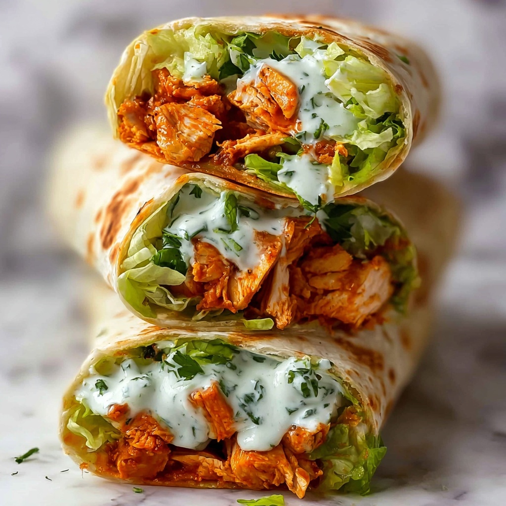 Buffalo Chicken Wraps Recipe - Recipe Image