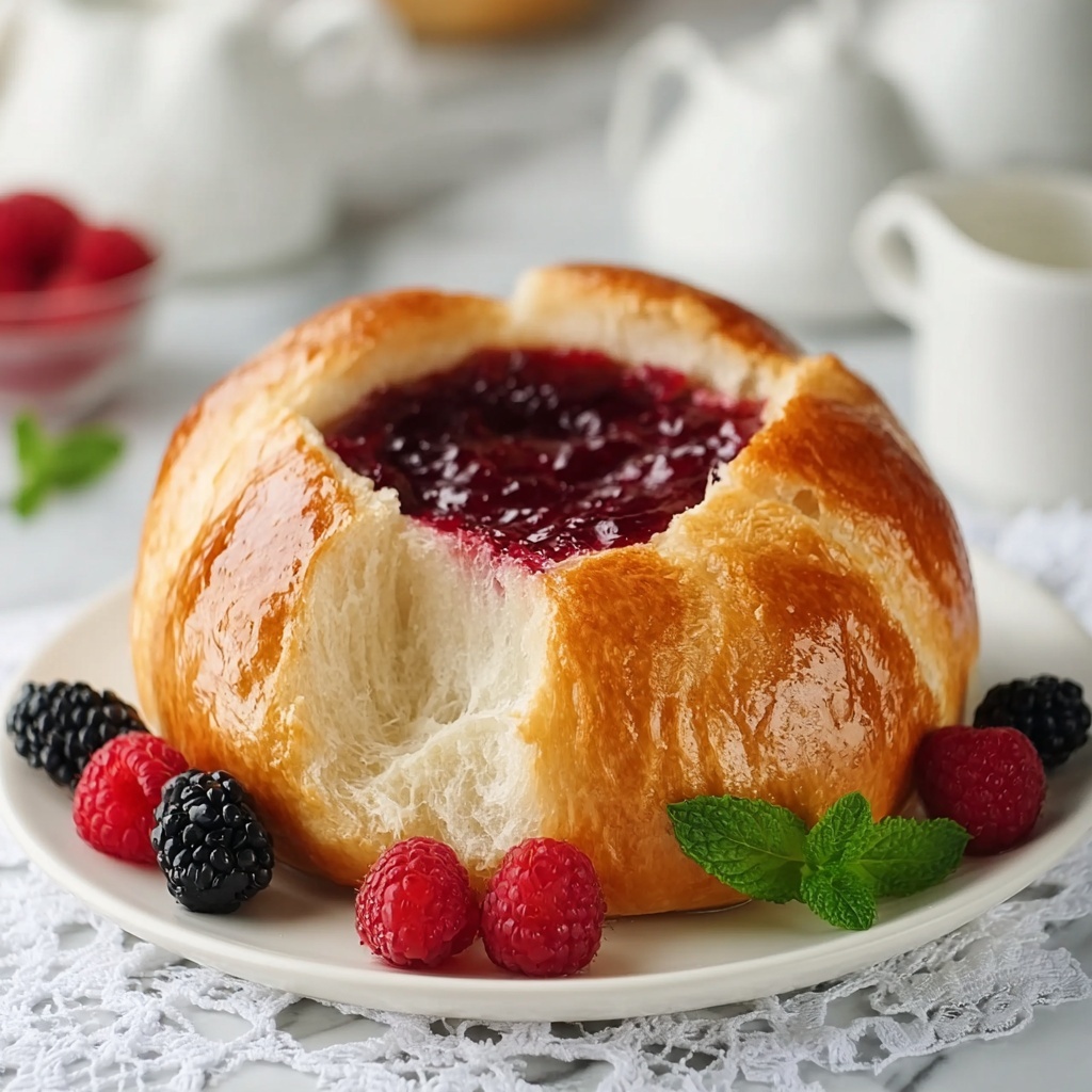 Giant Jam Bun Recipe - Recipe Image