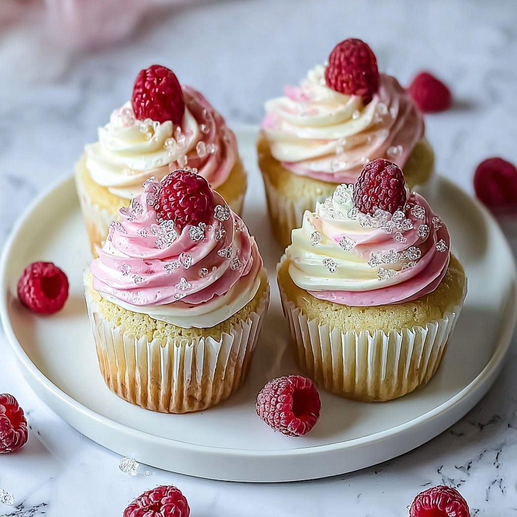 Cream Soda and Raspberry Cupcakes Recipe - Recipe Image