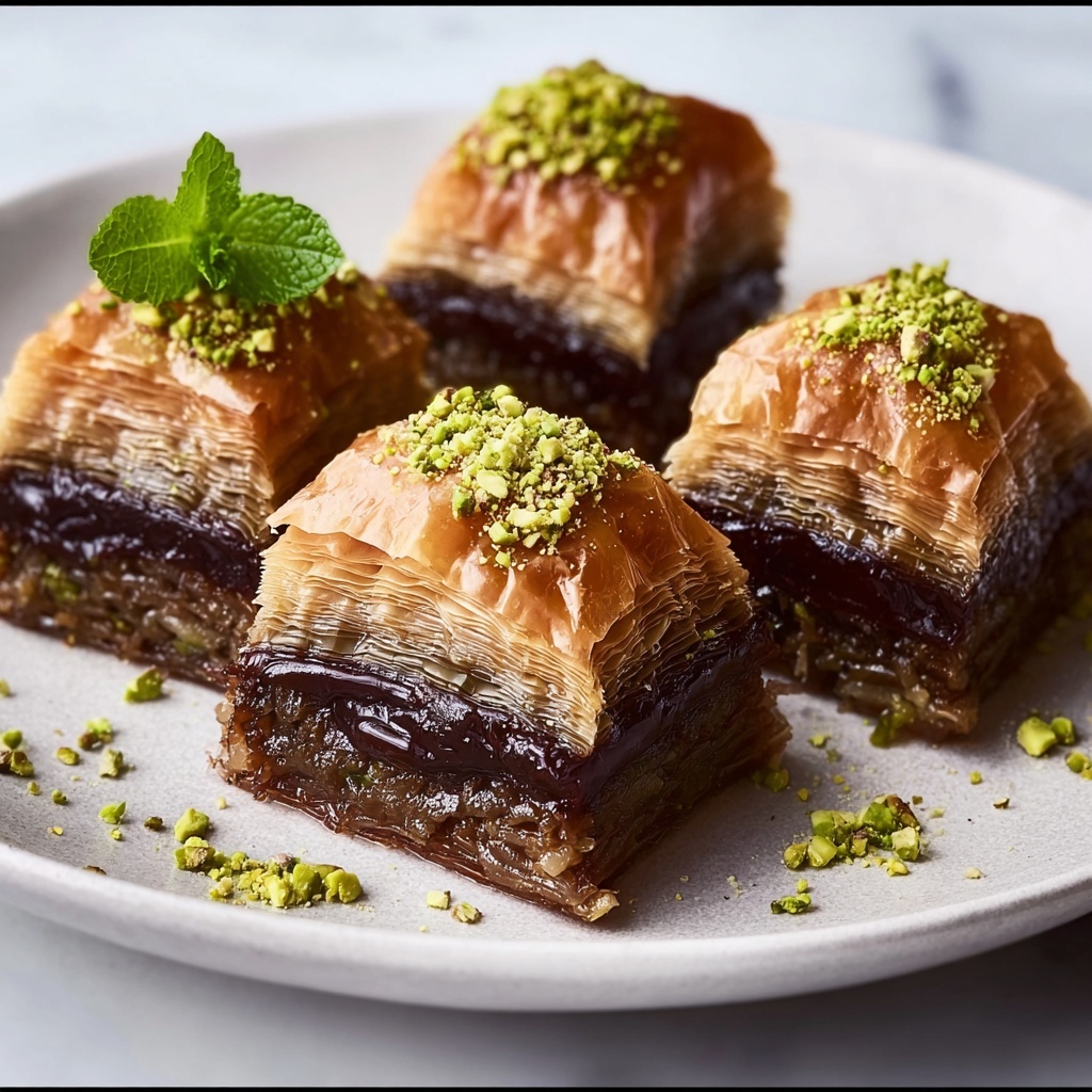 Chocolate Baklava with Parmida Chocolate Spread Recipe - Recipe Image