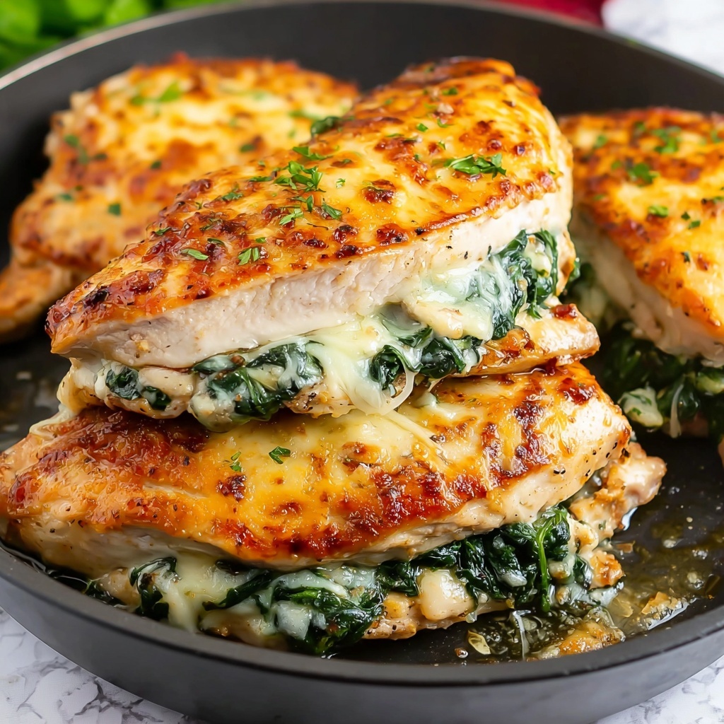 Spinach Stuffed Chicken Breast Recipe - Recipe Image