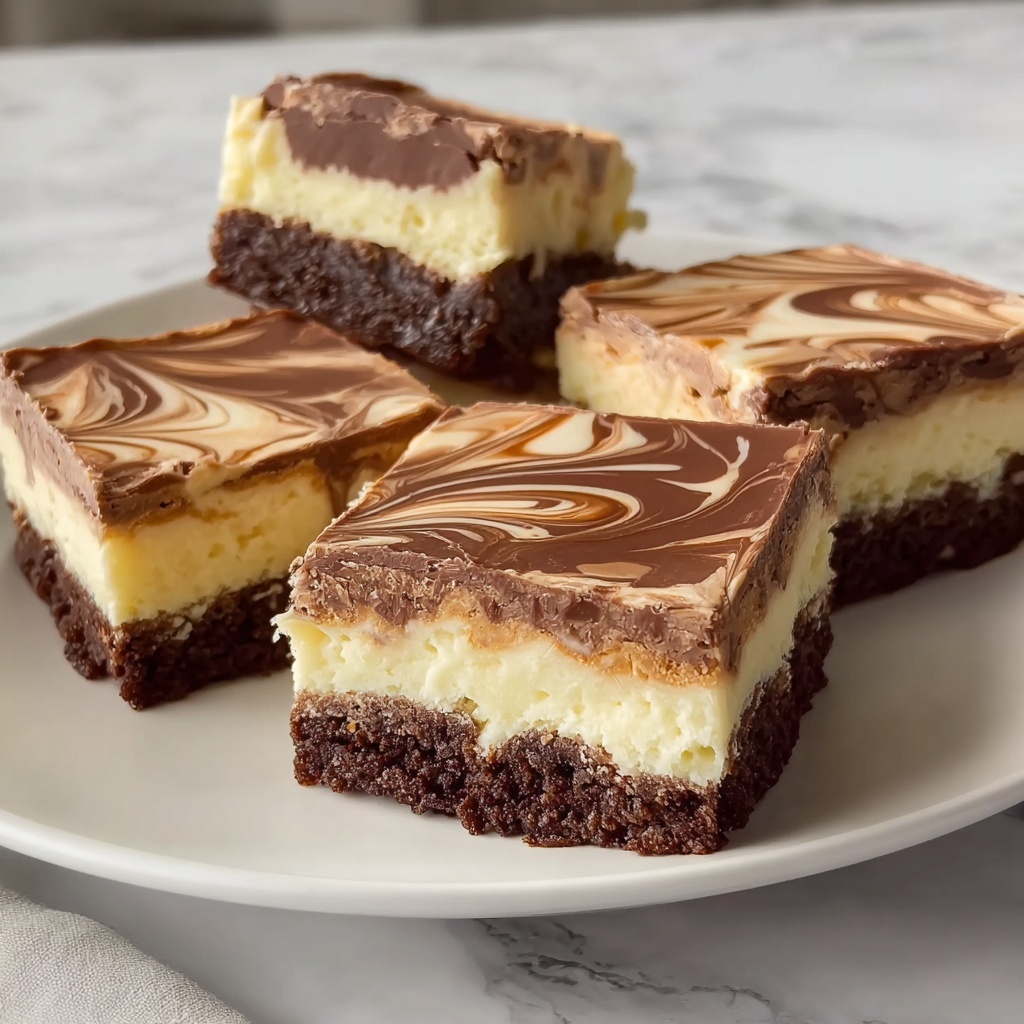 Nutella Cheesecake Bars Recipe - Recipe Image