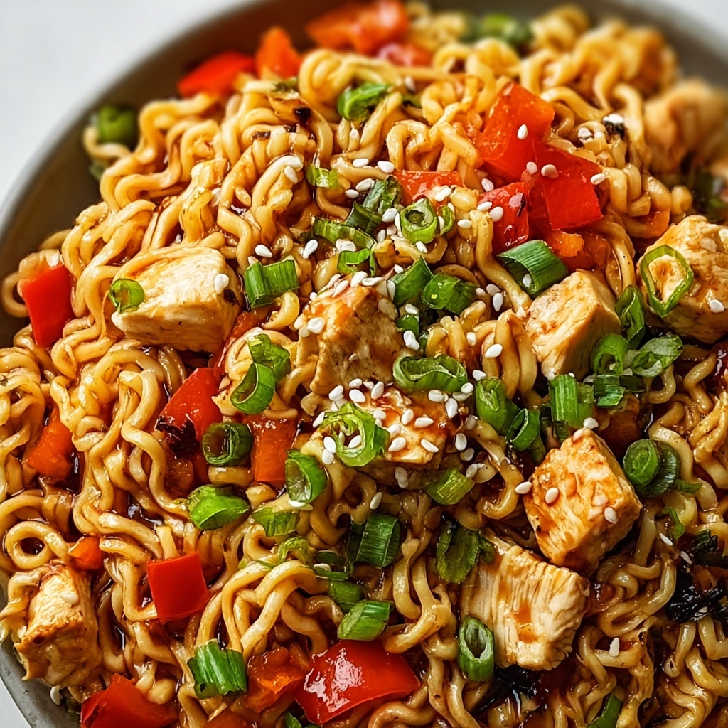 Chicken Ramen Stir Fry Recipe - Recipe Image