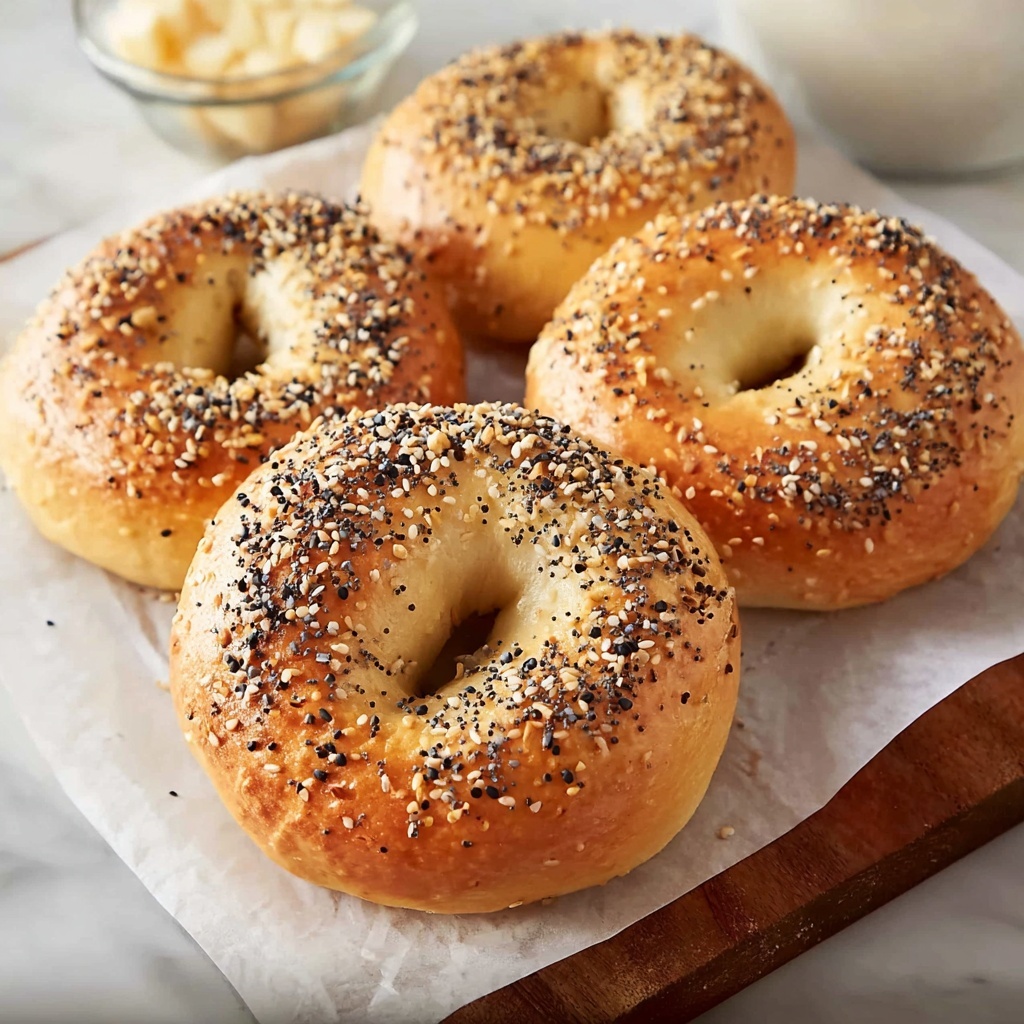 Air Fryer Protein Bagels Recipe - Recipe Image