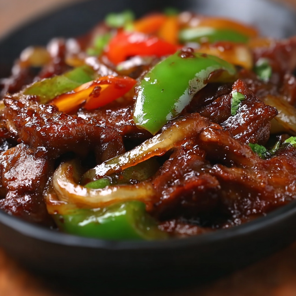 Sizzling Pepper Steak with Onions Recipe - Recipe Image