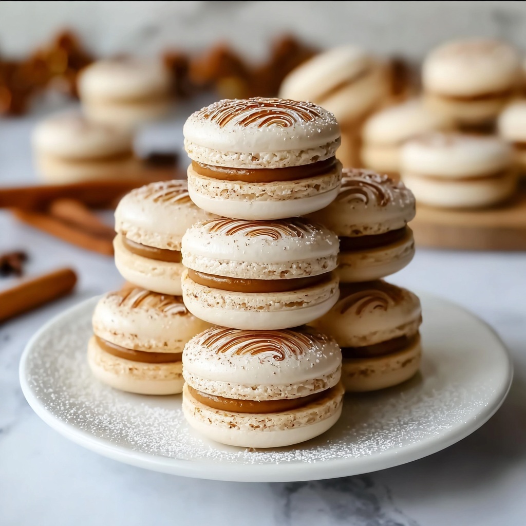 Cinnamon Roll Macarons Recipe - Recipe Image