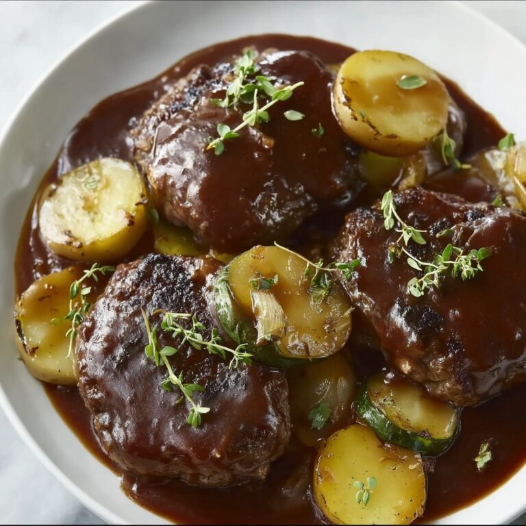 Savory Simple Salisbury Steak for Family Comfort Recipe