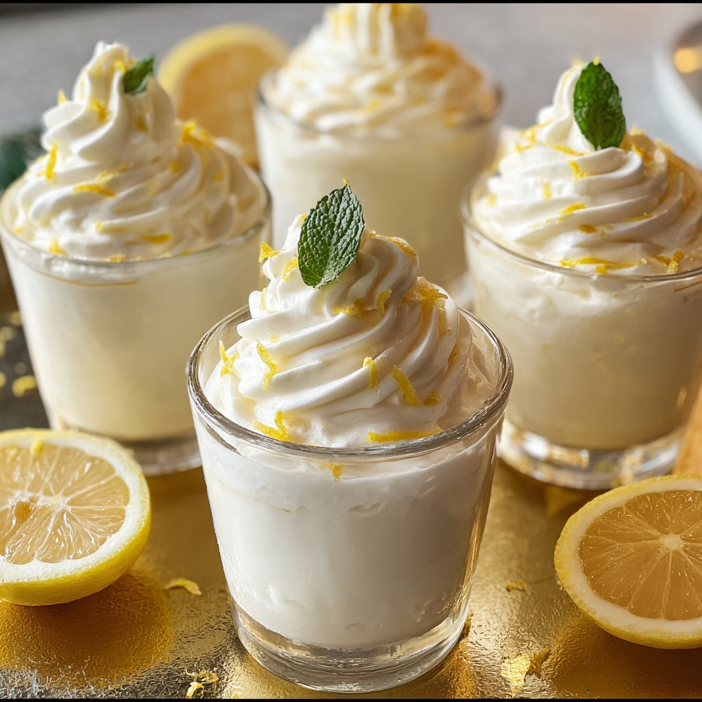 Easy Lemon Mousse Recipe - Recipe Image