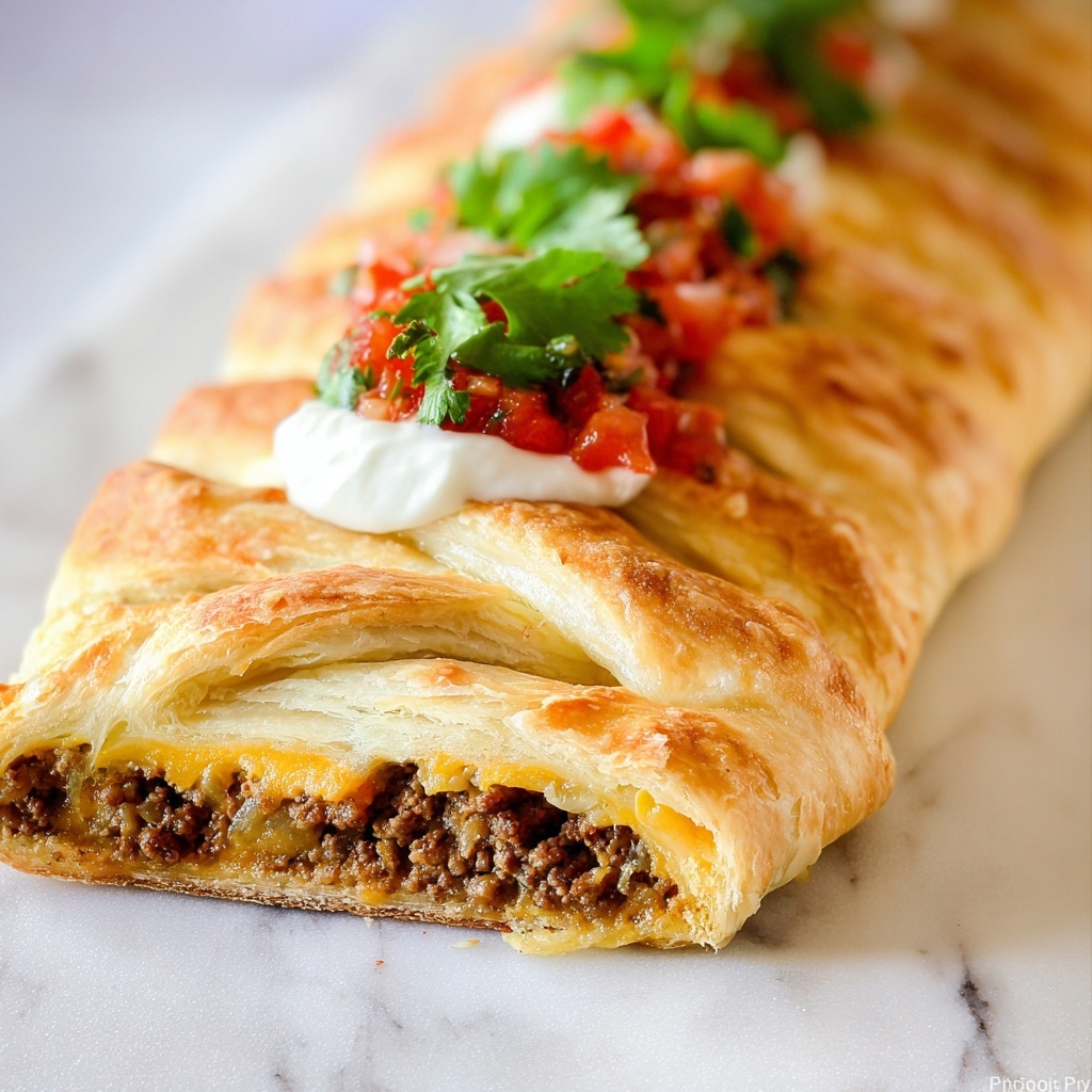 Taco Braid Recipe - Recipe Image