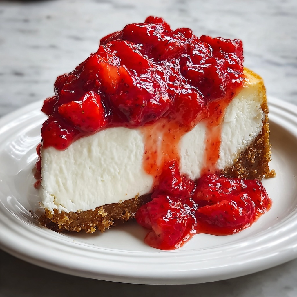Strawberry Cheesecake Classic Dessert Recipe - Recipe Image