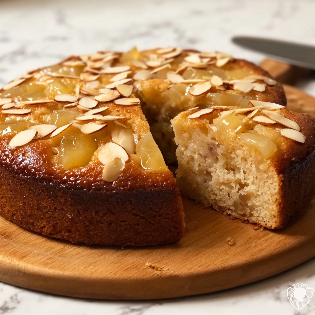 Cardamom Pear Almond Cake Recipe - Recipe Image