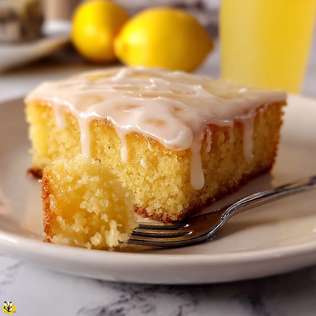 Moist and Zesty Grain-Free Italian Lemon Cake with Almond Flour Recipe - Recipe Image