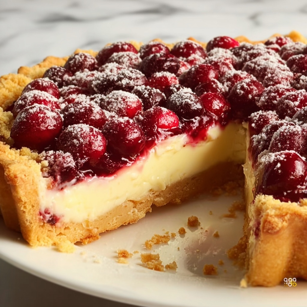 Cranberry Frangipane Tart Recipe - Recipe Image