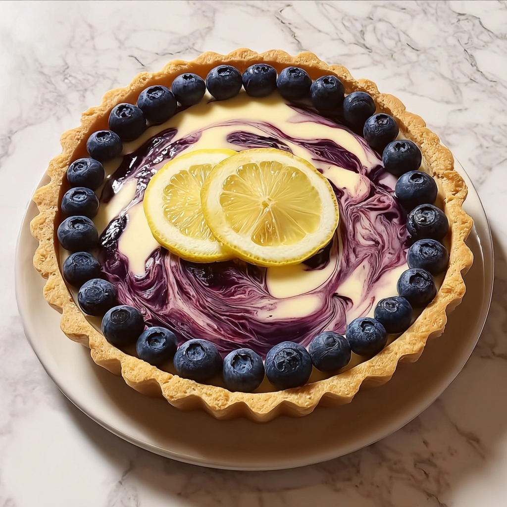 Lemon Blueberry Tart Recipe - Recipe Image