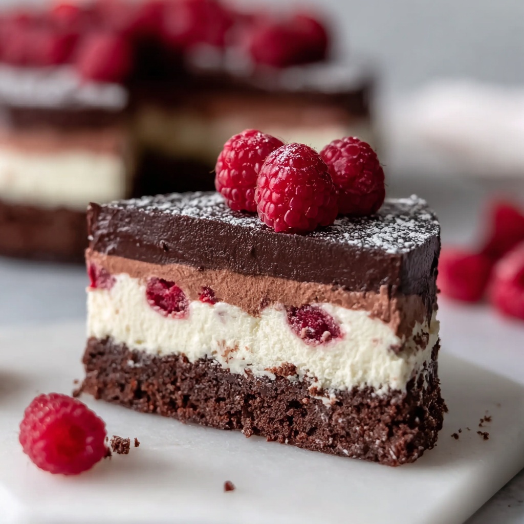 Chocolate Raspberry Mousse Cake Recipe - Recipe Image