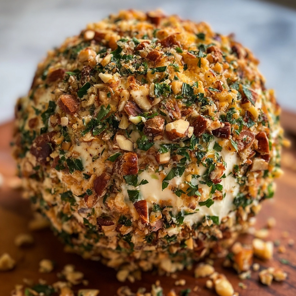 Cheese Ball Recipe with Pecans and Fresh Herbs Recipe - Recipe Image