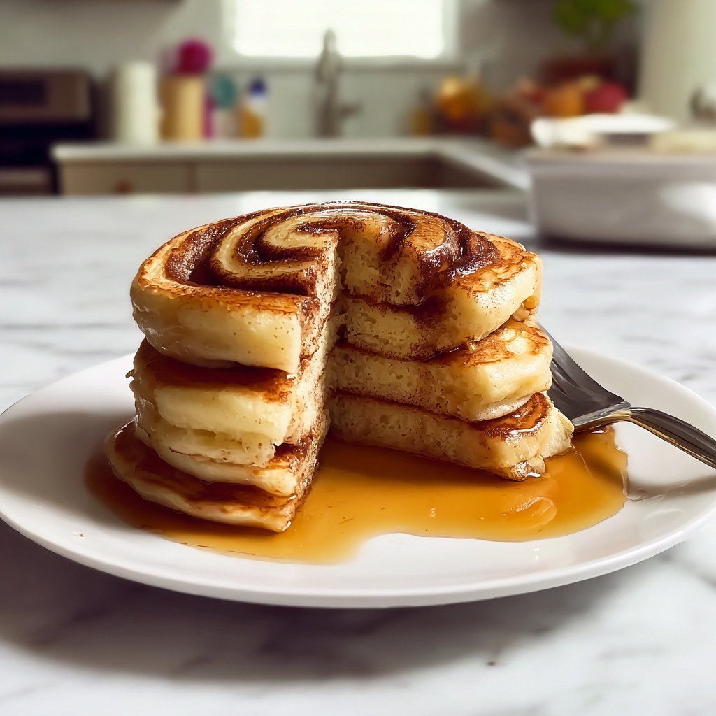 Cinnamon Swirl Pancakes: 25-Minute Cozy Bites of Bliss Recipe - Recipe Image