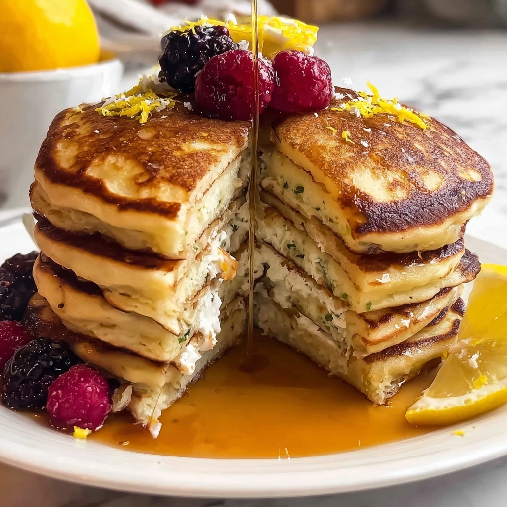 Fluffy Lemon Ricotta Pancakes Recipe - Recipe Image