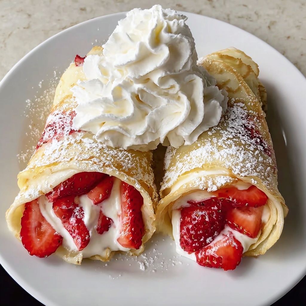 Strawberry Cream Pancake Roll: 7 Blissful Bites to Savor Recipe - Recipe Image