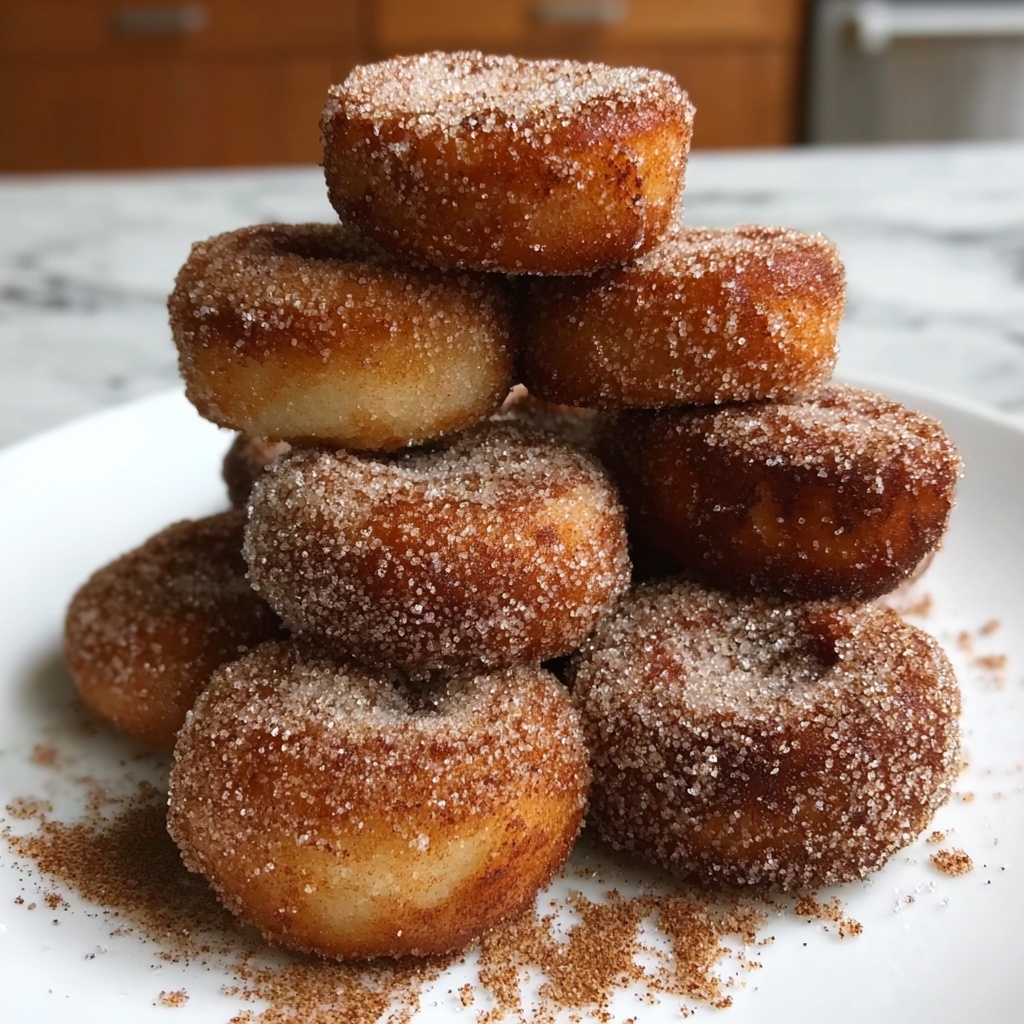Cinnamon Sugar Mini Pancake Bites Recipe - Recipe Image