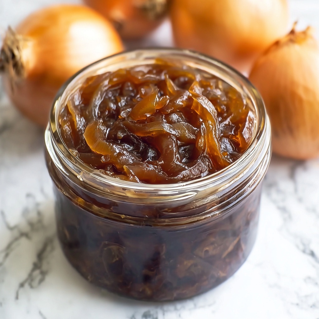 Mouthwatering Caramelized Onion Jam for Gourmet Bliss Recipe - Recipe Image