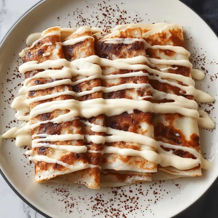 Cinnamon Roll Protein Crepes Recipe