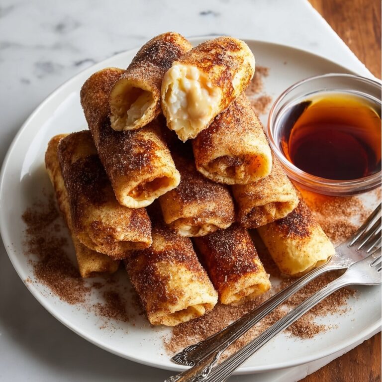French Toast Roll Ups: Easy Cream Cheese Filled Breakfast Treat with Delicious Toppings Recipe
