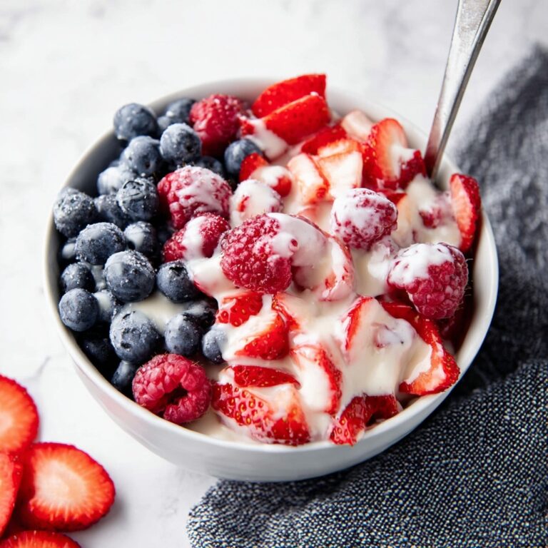 Greek Yogurt Berry Fruit Salad Recipe