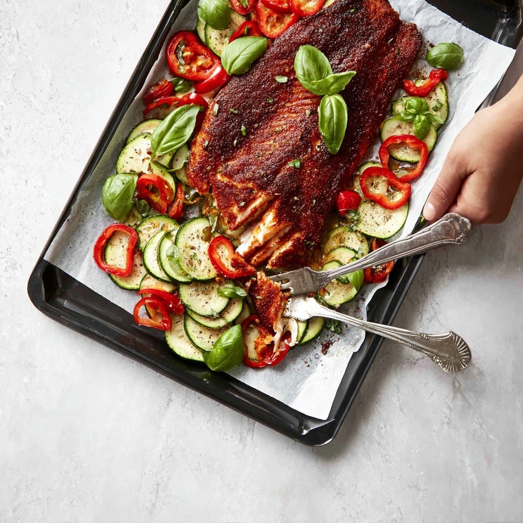 Mediterranean Baked Salmon Recipe - Recipe Image