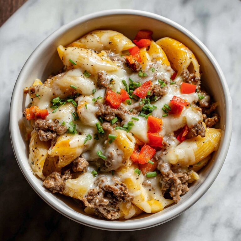 Classic Philly Cheesesteak Pasta Recipe