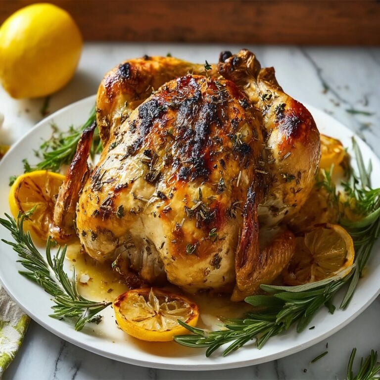Lemon Herb Roasted Chicken Recipe