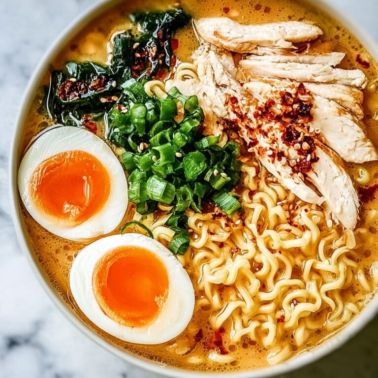 Creamy Garlic Chicken Ramen: A Cozy Bowl of Pure Comfort Recipe
