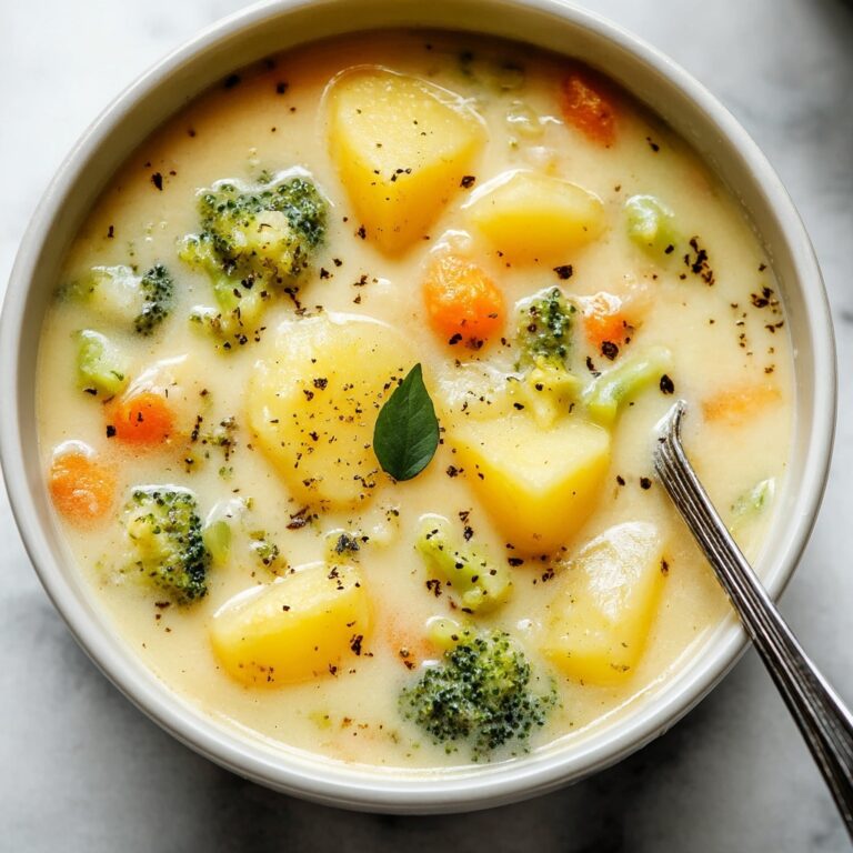 The Best Broccoli Potato Cheese Soup Recipe