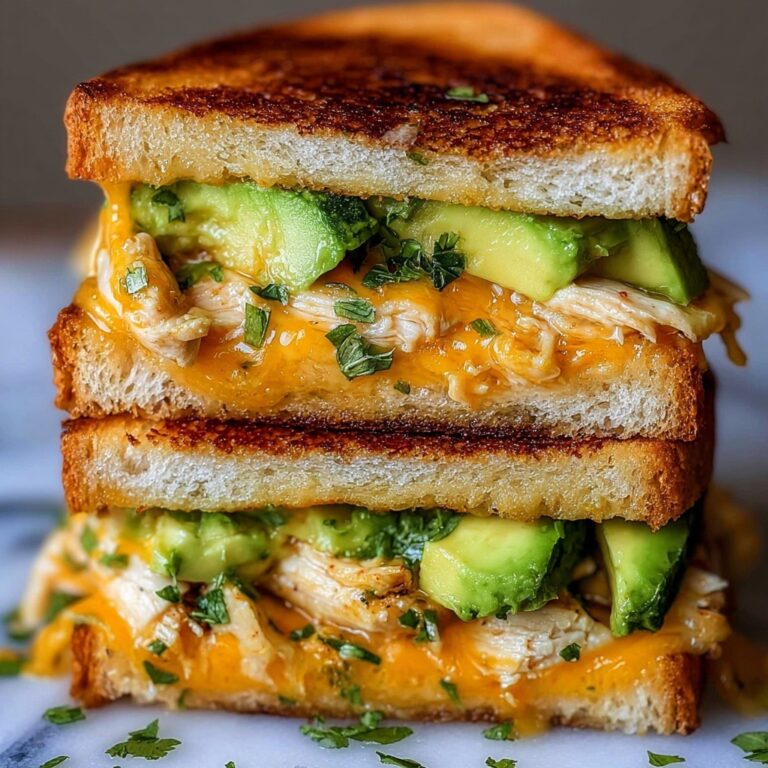 Chicken Avocado Melt Sandwich Recipe