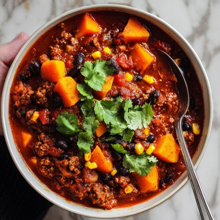 Easy Butternut Squash Chili With Turkey or Beef Recipe