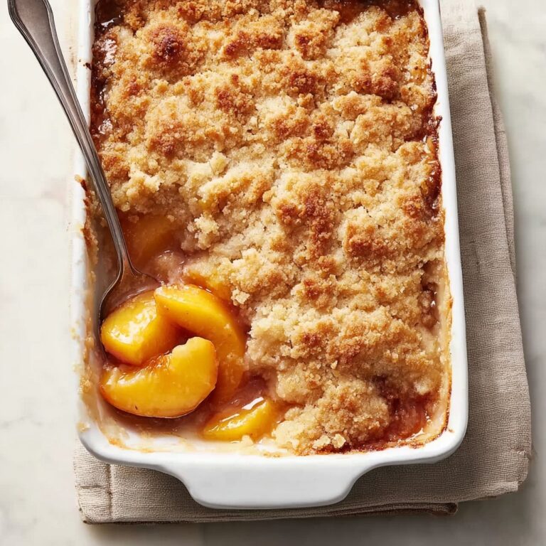 Delicious Easy Peach Cobbler You’ll Want Every Night Recipe