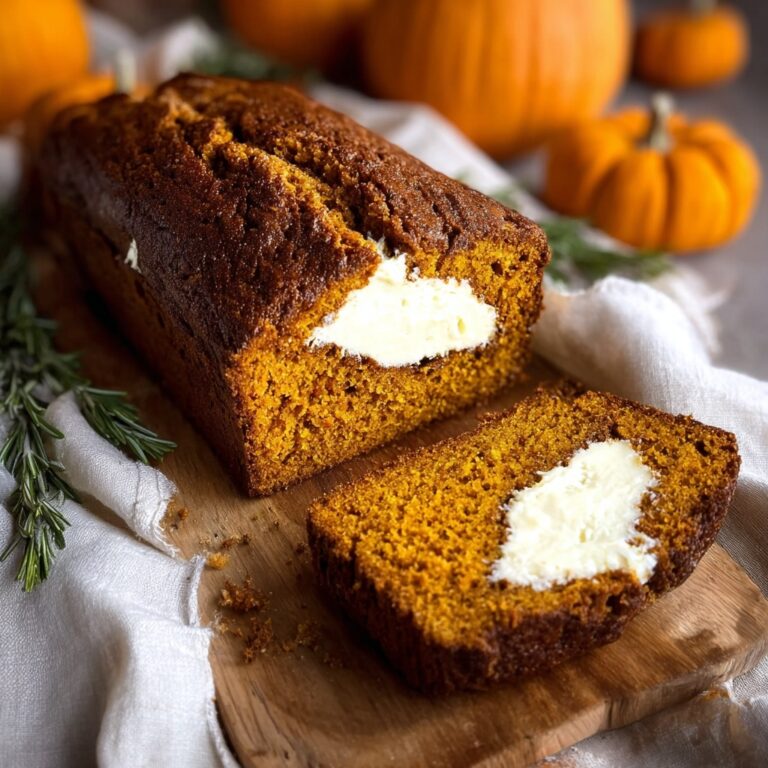 Keto Pumpkin Bread with Cream Cheese Filling Recipe