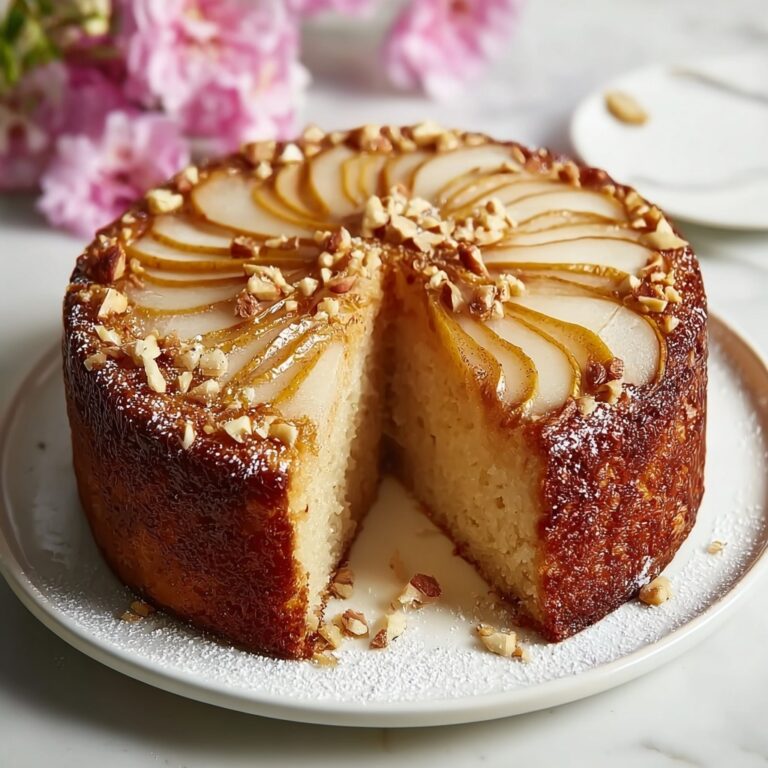 Almond Pear Cake Recipe