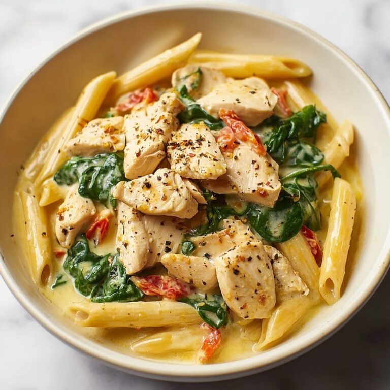 Creamy Chicken and Spinach Pasta Recipe