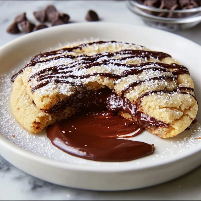 Nutella-Stuffed Deep Dish Churro Skillet Cookie Recipe