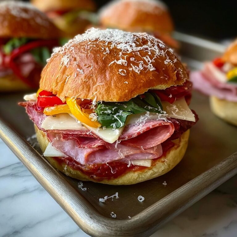 Hot Italian Sub Sliders Recipe