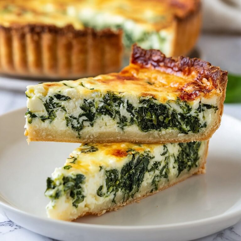 Mediterranean Spinach Cheese Feta Quiche Recipe
