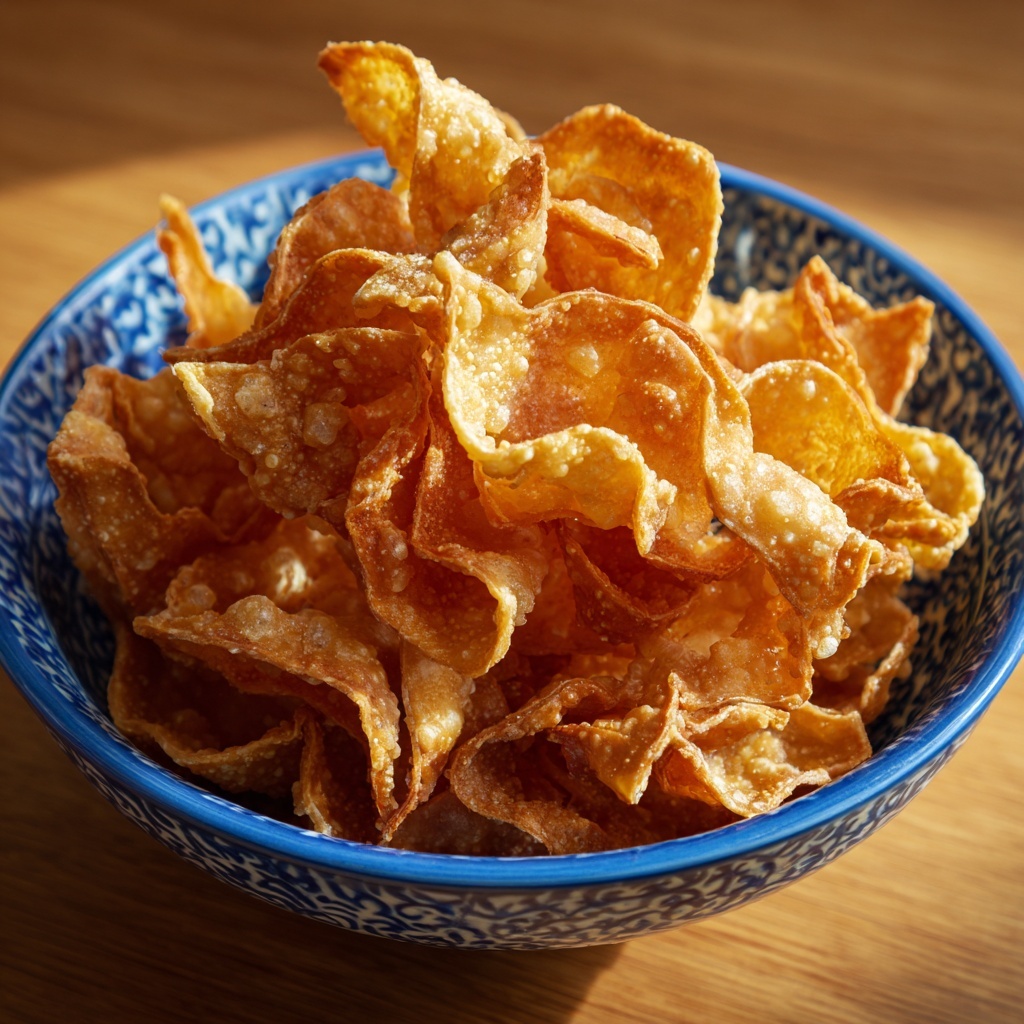 Fried Wonton Strips Recipe - Recipe Image