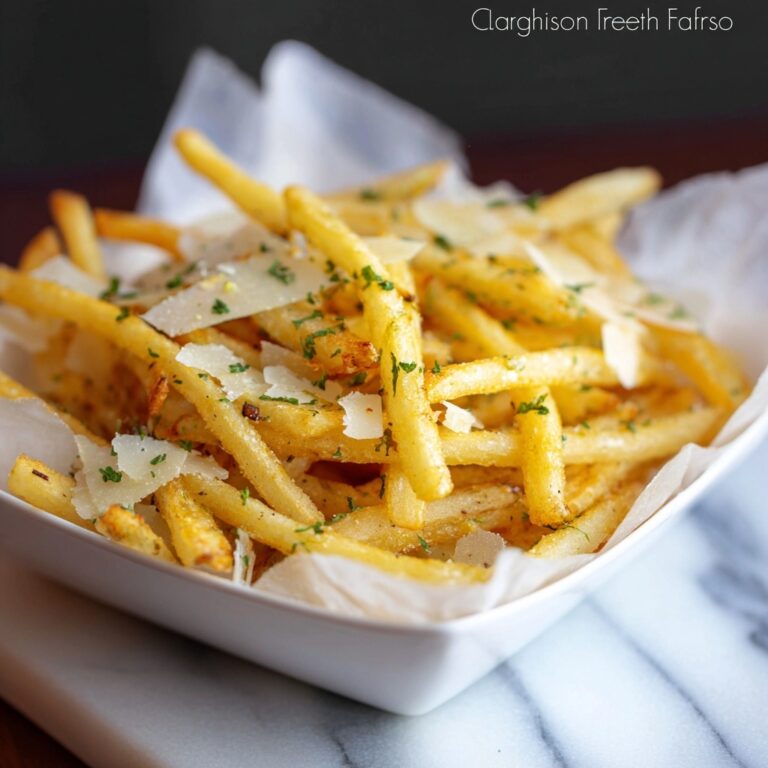 Garlic Parmesan French Fries Recipe