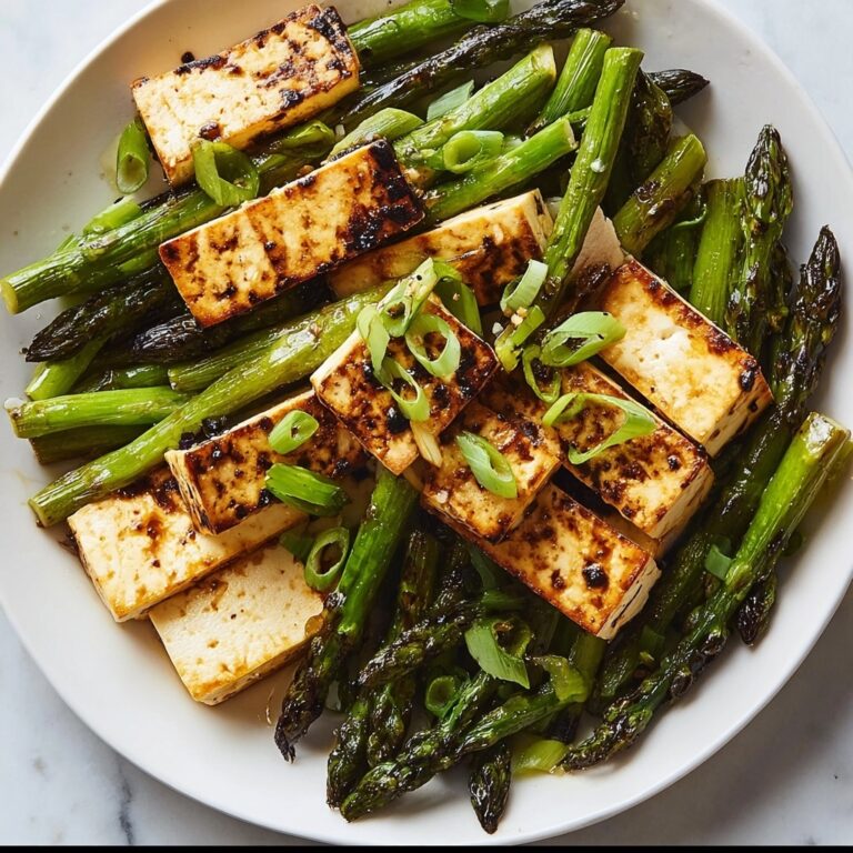 Miso-Chile Asparagus With Tofu Recipe