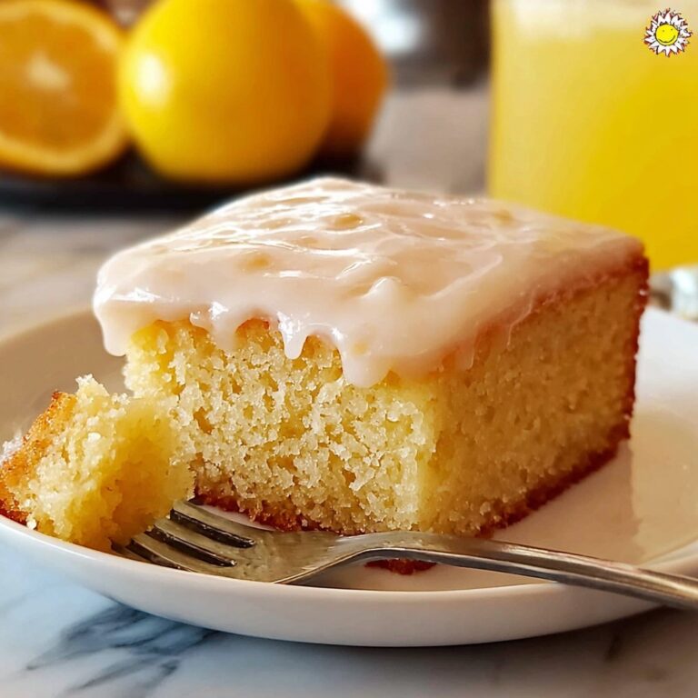Moist and Zesty Grain-Free Italian Lemon Cake with Almond Flour Recipe