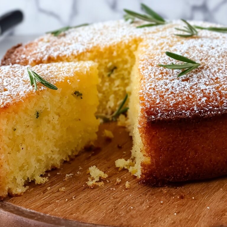 Lemon-Rosemary Olive Oil Cake: A Perfect Gluten-Free Dessert Recipe