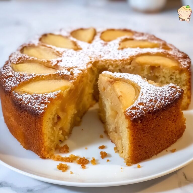 Buttery Pear and Almond Cake with Ground Almonds Recipe