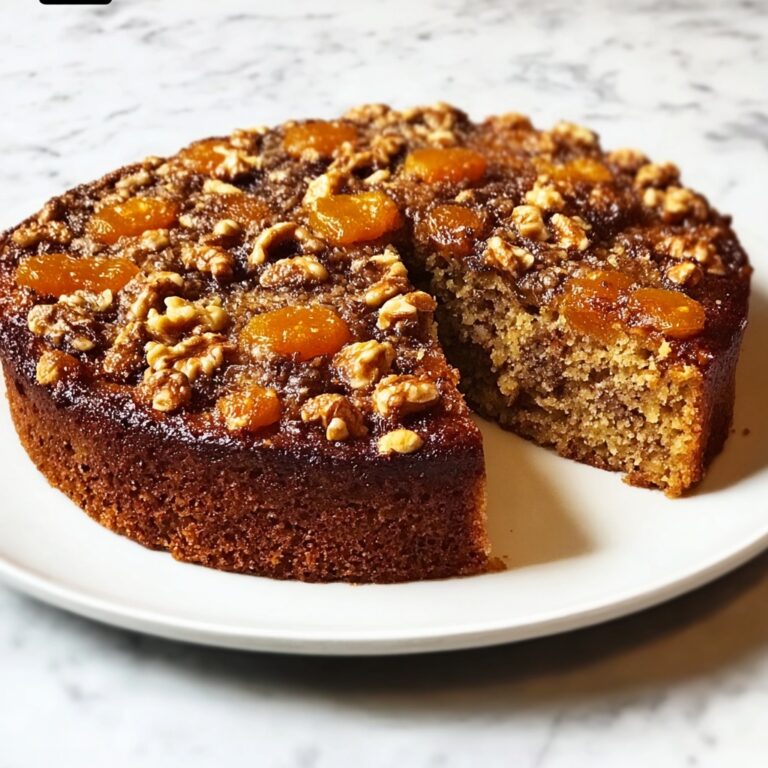 Orange and Date Cake with Walnuts Recipe