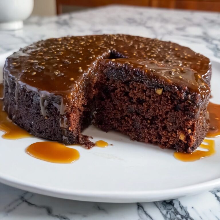 Treacle Fig Cake with Orange Zest Drizzle Recipe